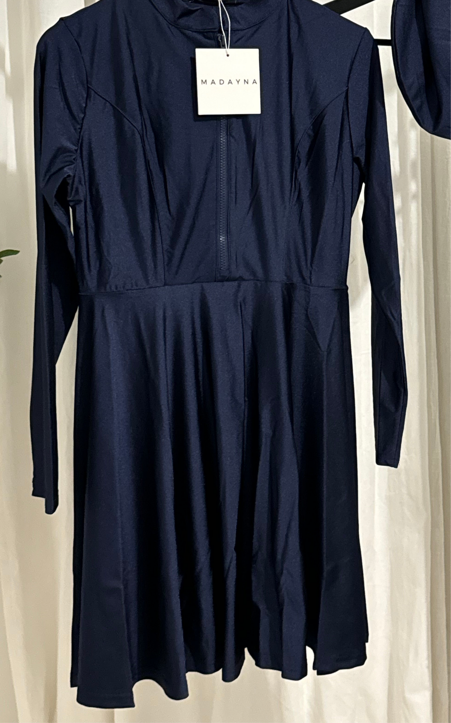 BURKINI À ZIP bleu marine - QUALITÉ PREMIUM