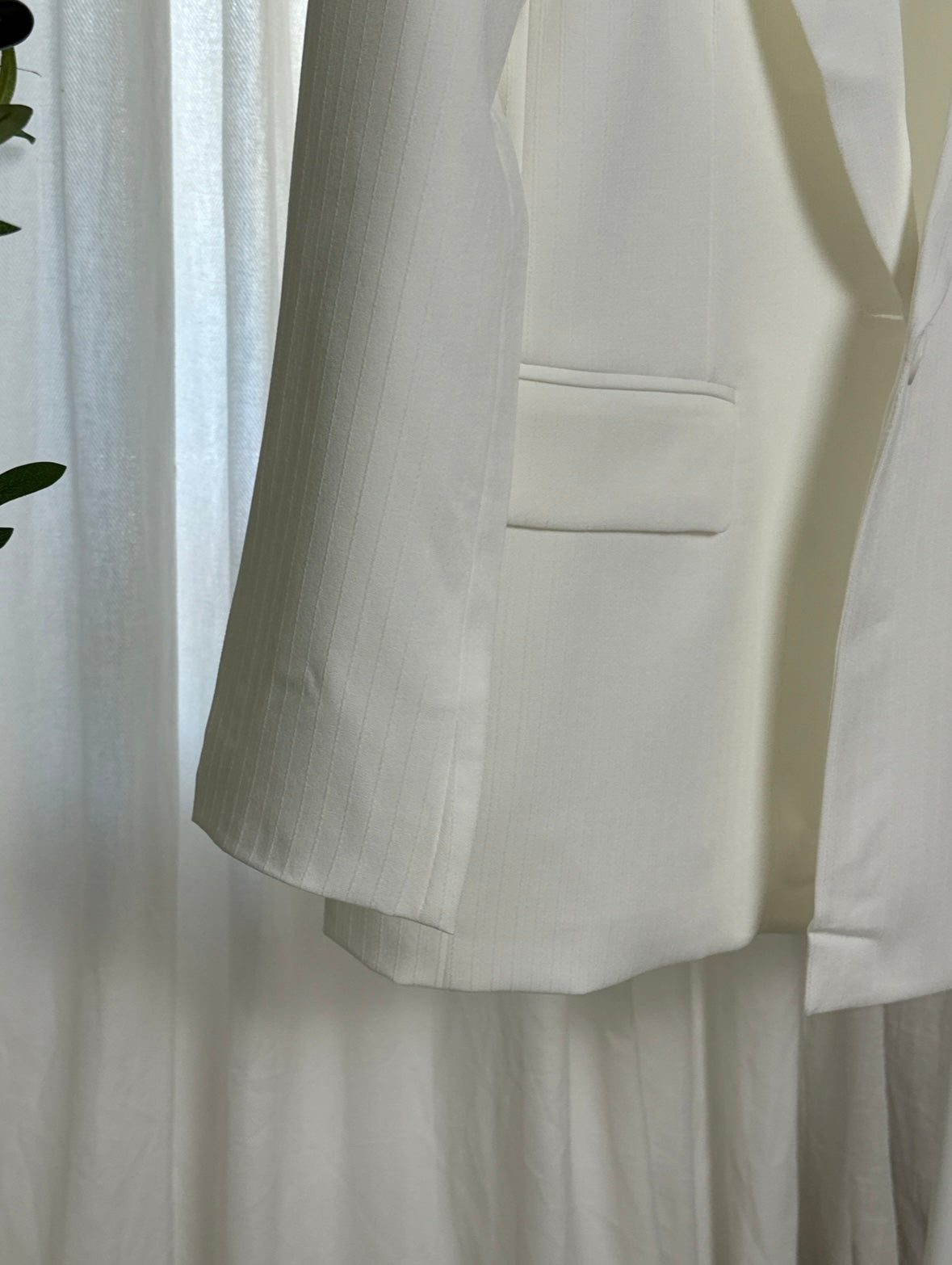 BLAZER OVERSIZE blanc