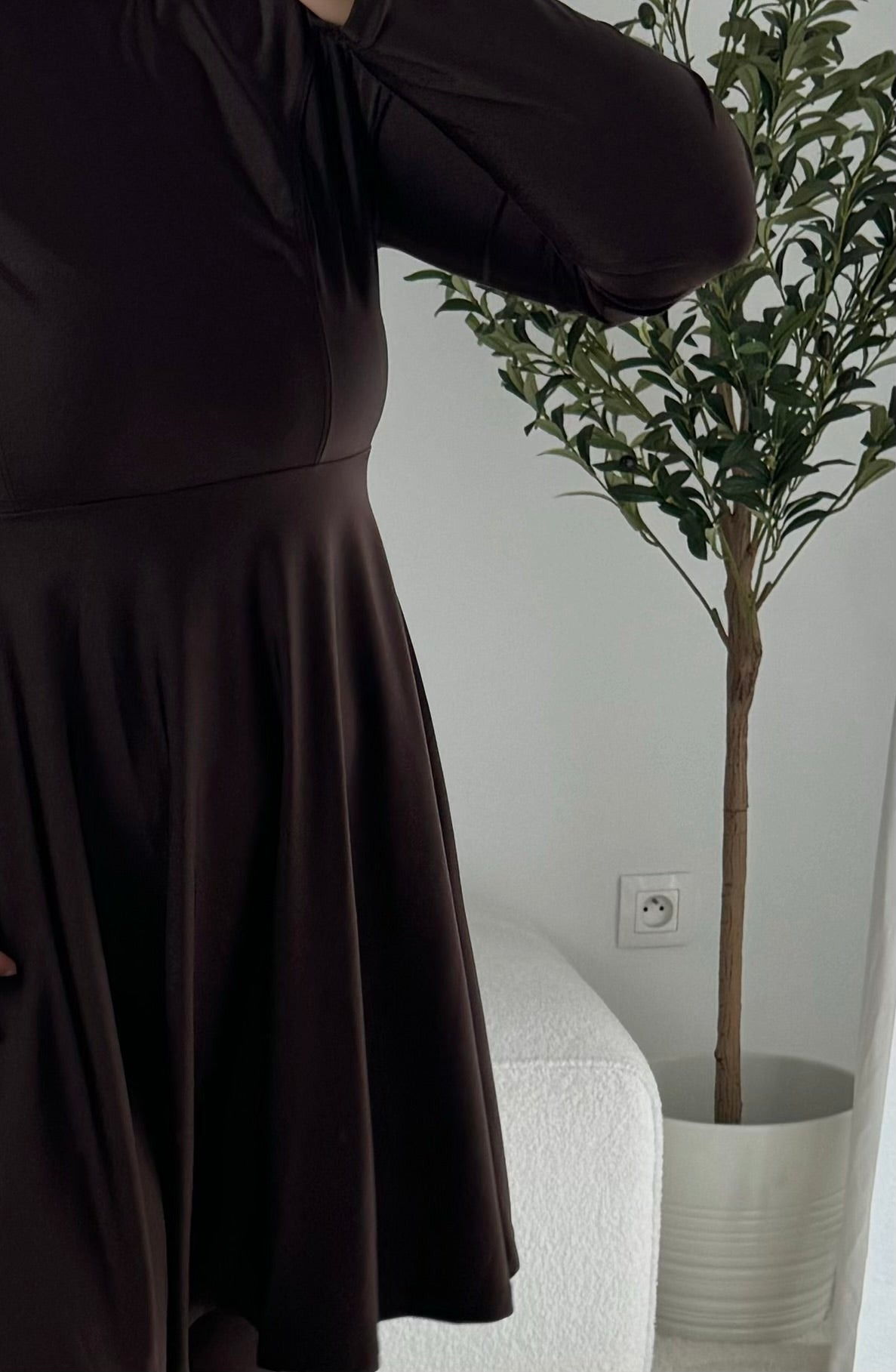 BURKINI MINIMALIST marron - QUALITÉ PREMIUM