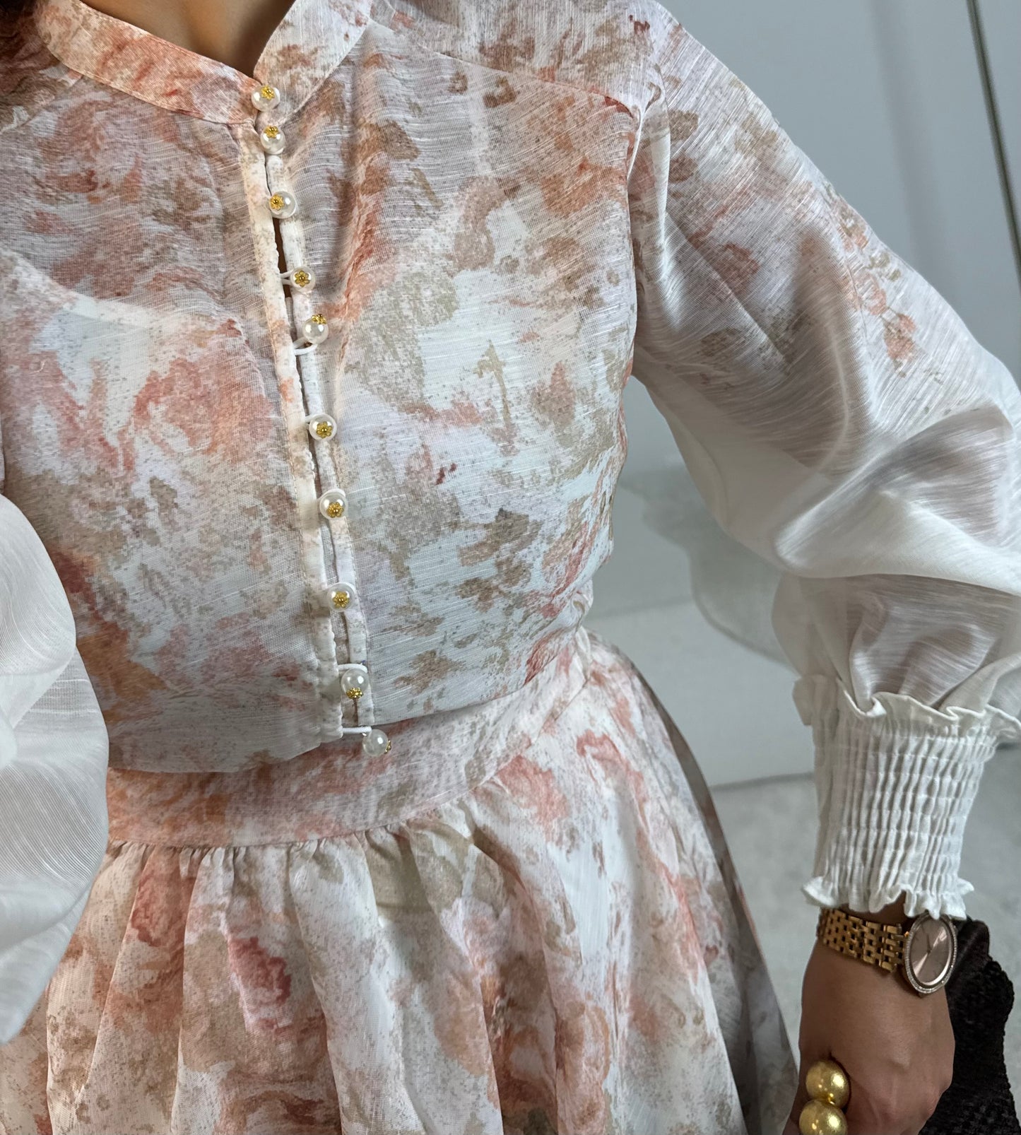 Ensemble en organza « Blossom Bloom »