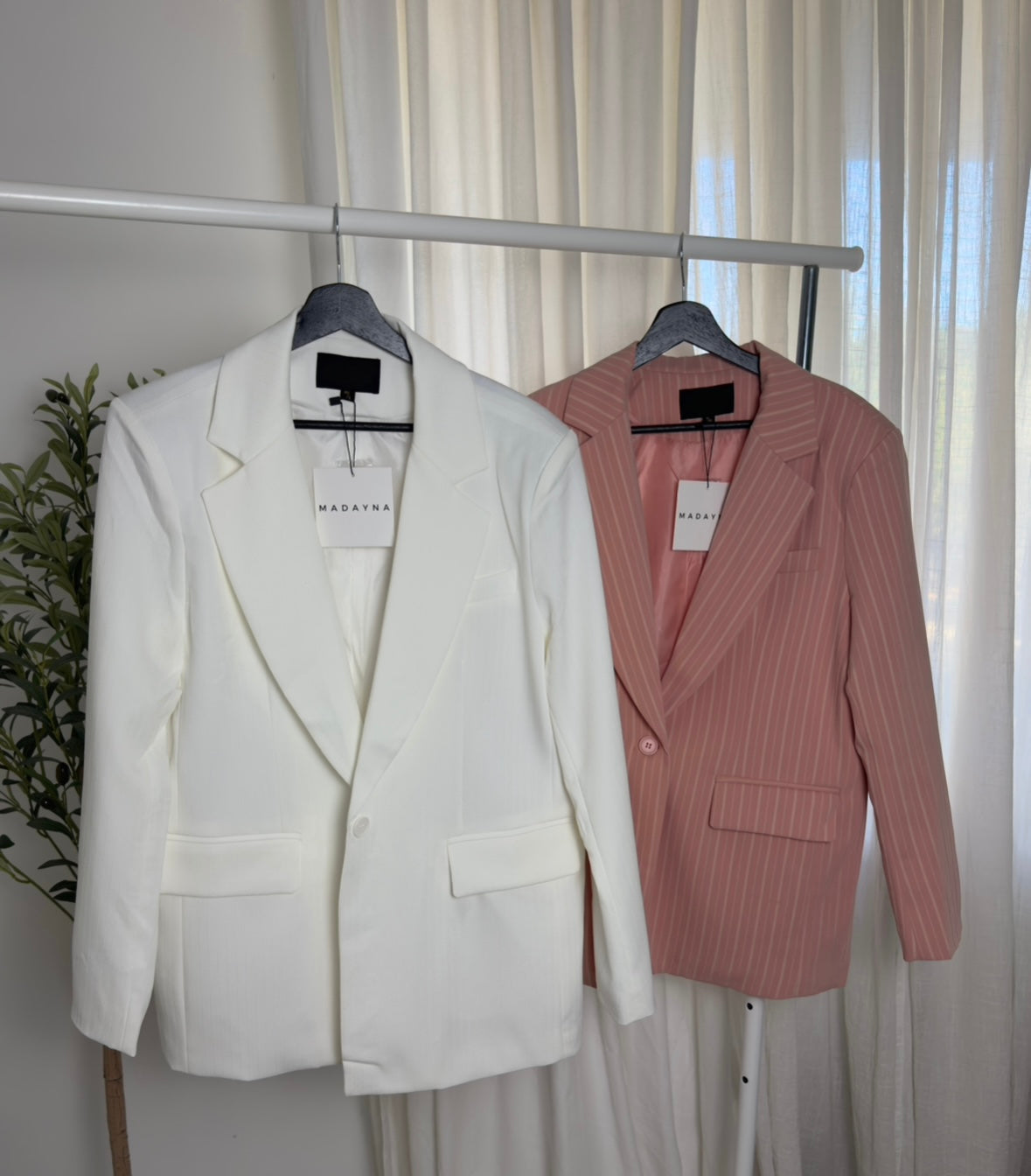 BLAZER OVERSIZE blanc