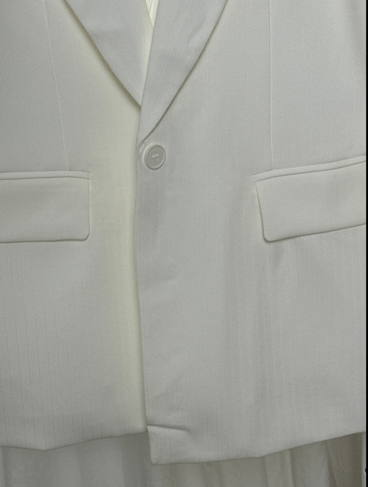 BLAZER OVERSIZE blanc