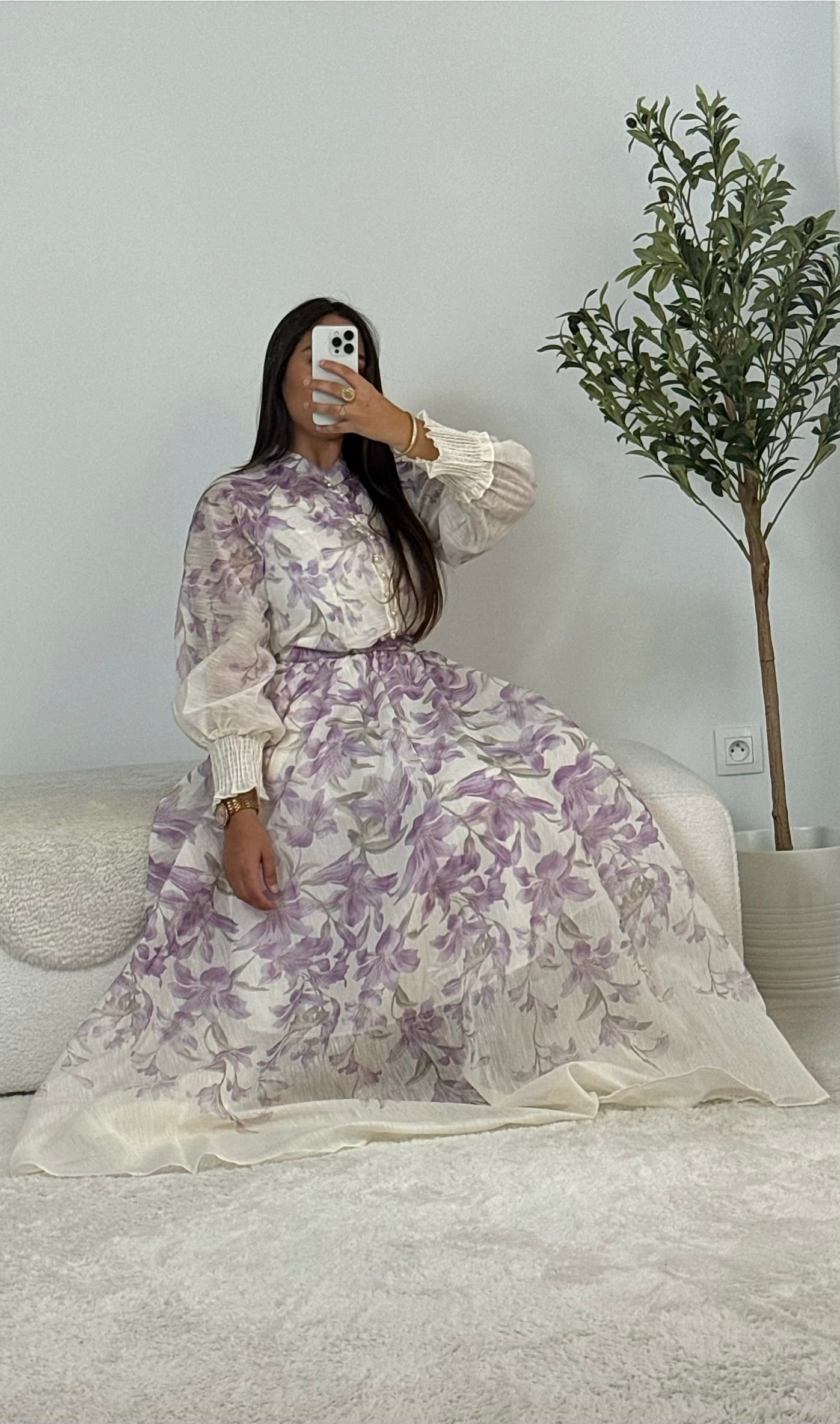 Ensemble en organza « Blossom Bloom »