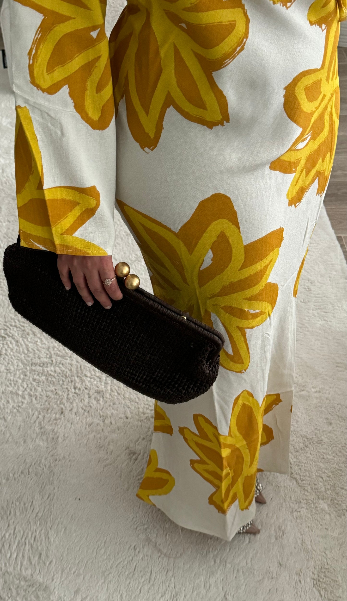 ROBE BRUSHFLOWER jaune