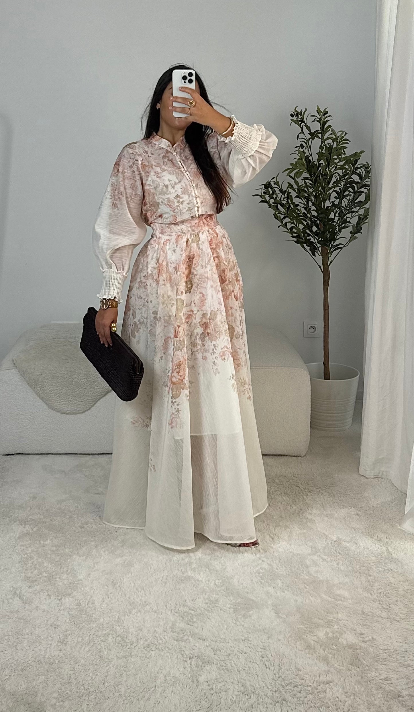 Ensemble en organza « Blossom Bloom »