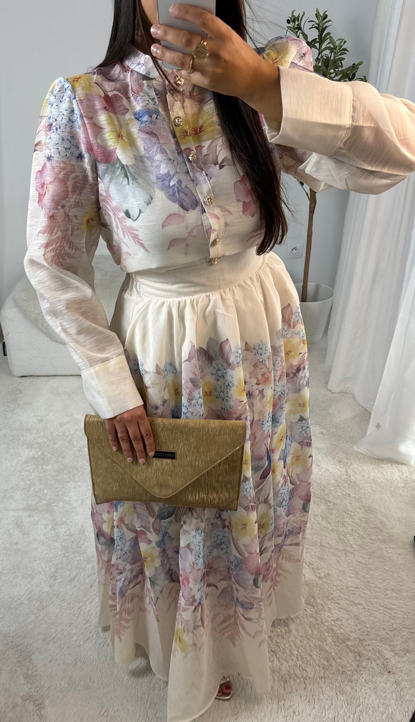 Ensemble en organza « Blossom Bloom »