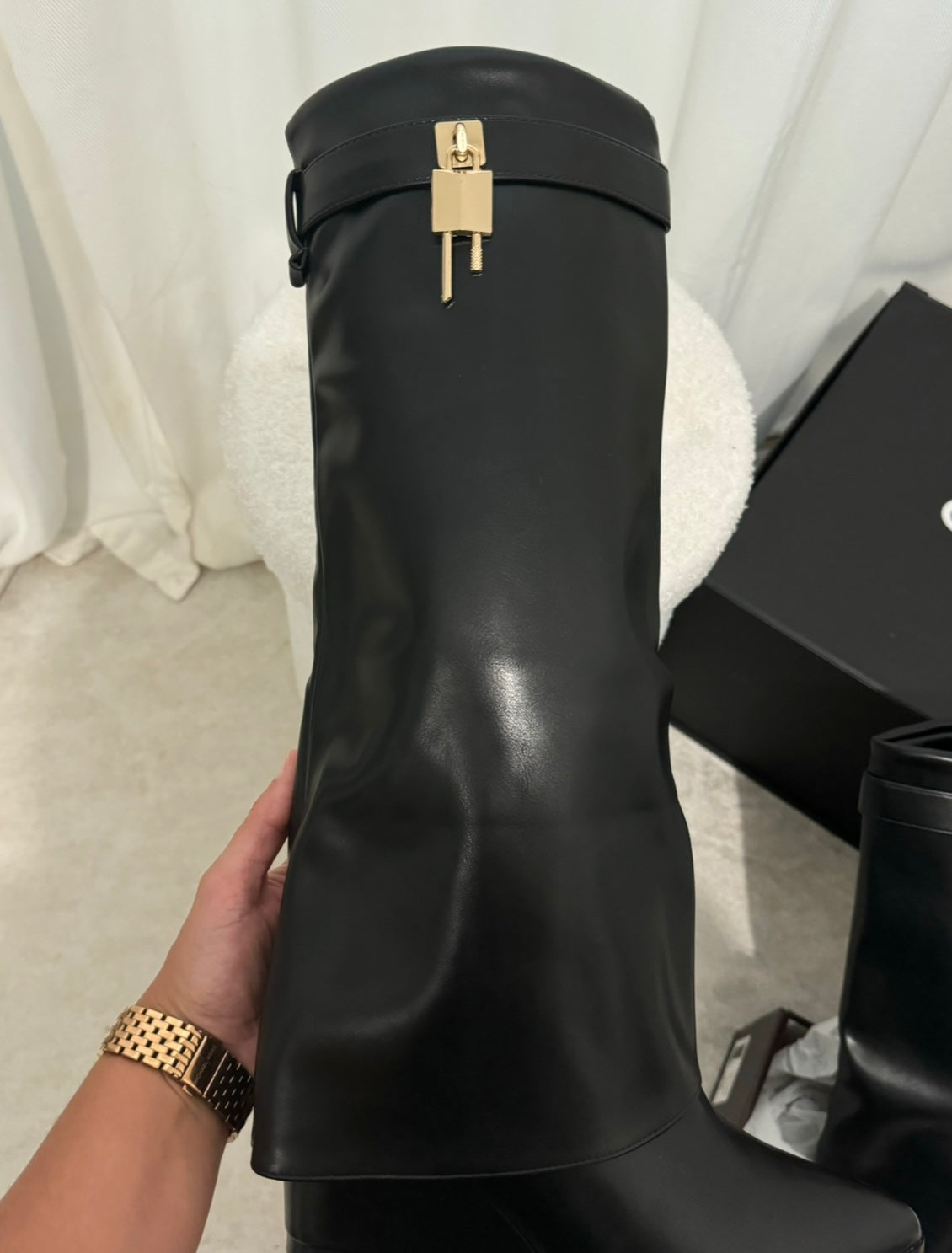 BOTTES GUÊTRES noir