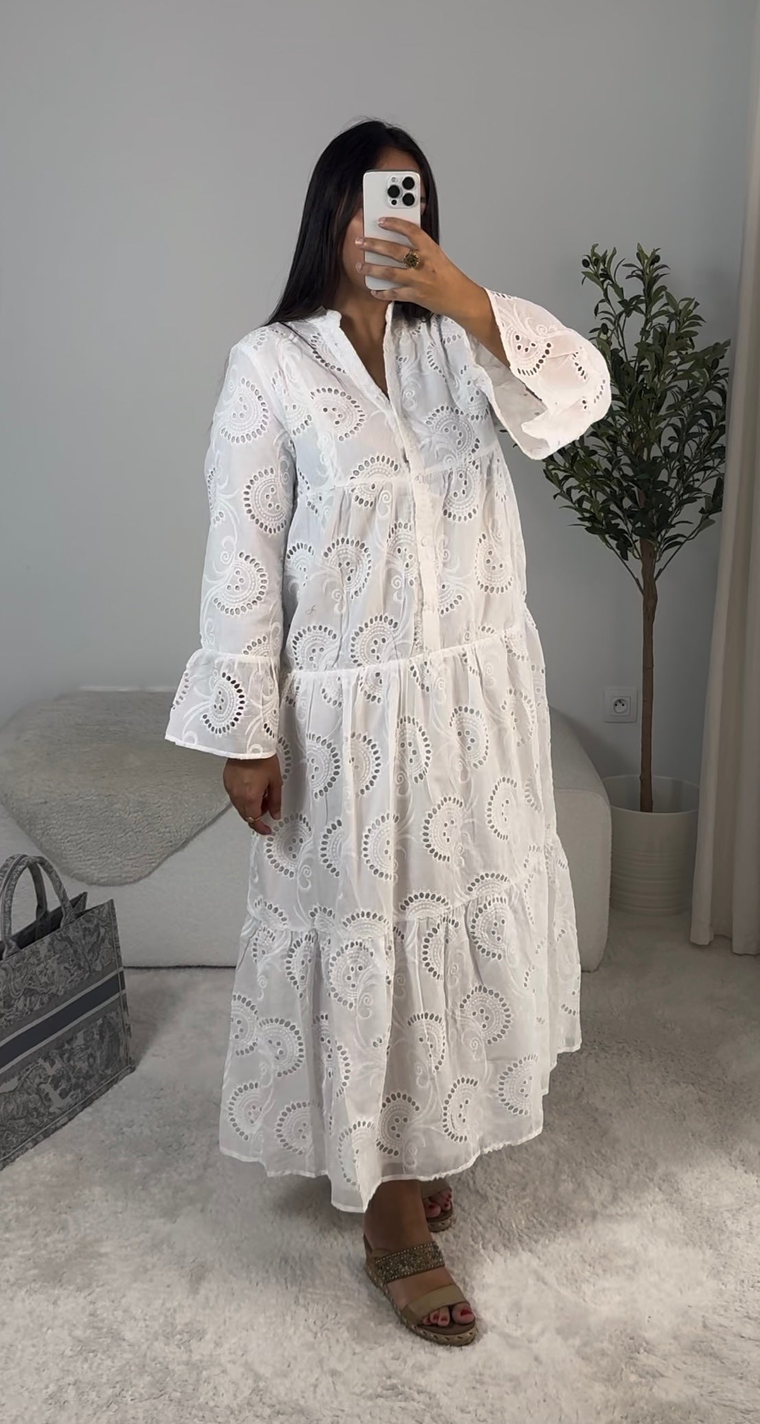 ROBE 100% COTON