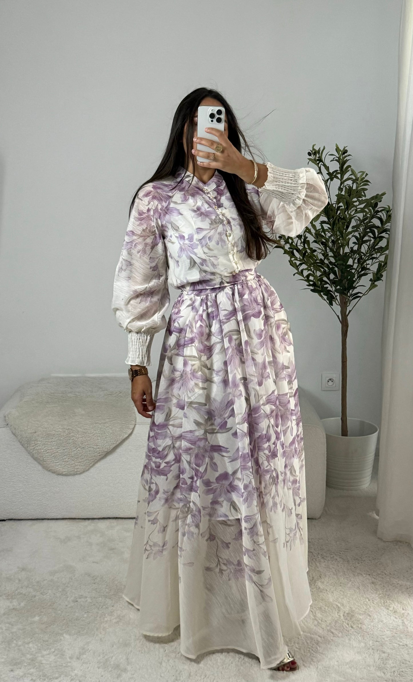 Ensemble en organza « Blossom Bloom »