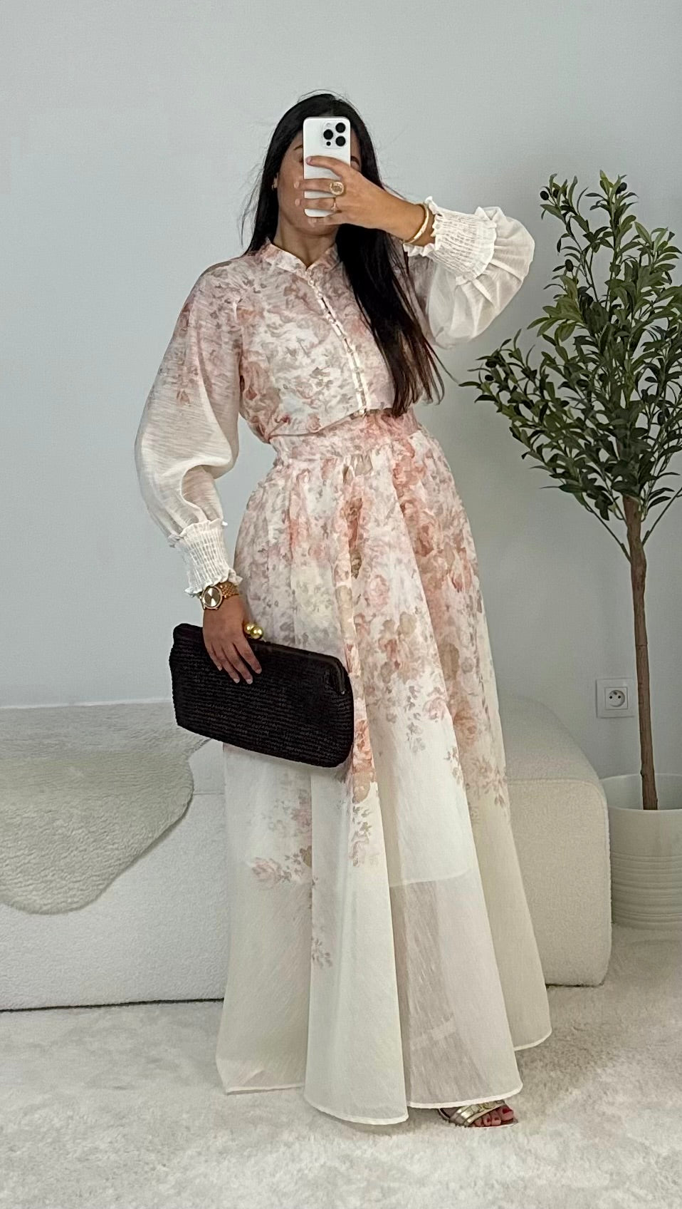 Ensemble en organza « Blossom Bloom »