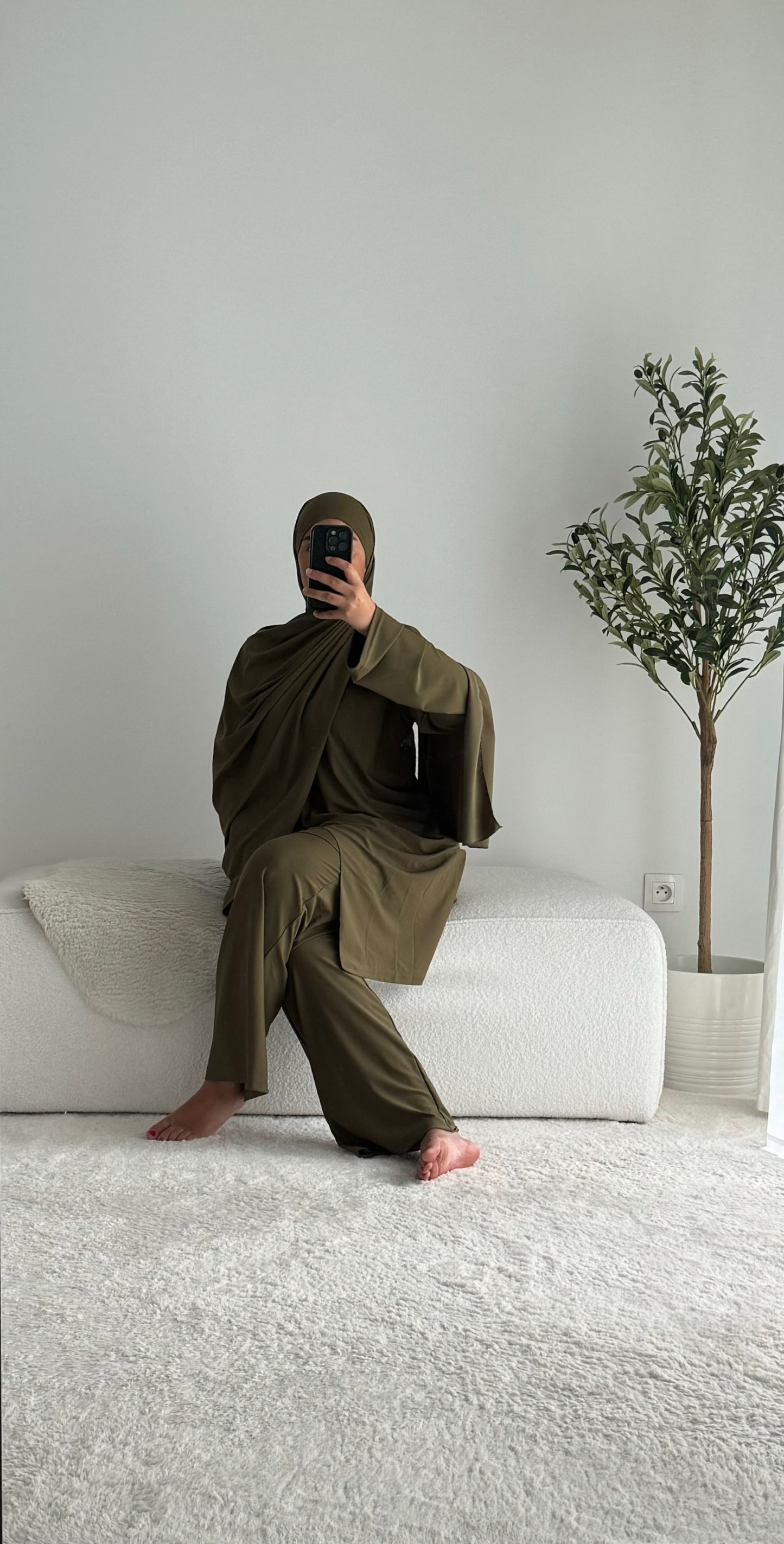 BURKINI PALAZZO - kaki - QUALITÉ PREMIUM