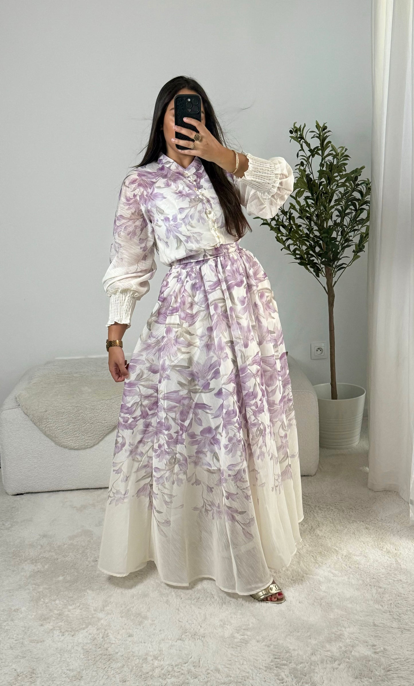 Ensemble en organza « Blossom Bloom »