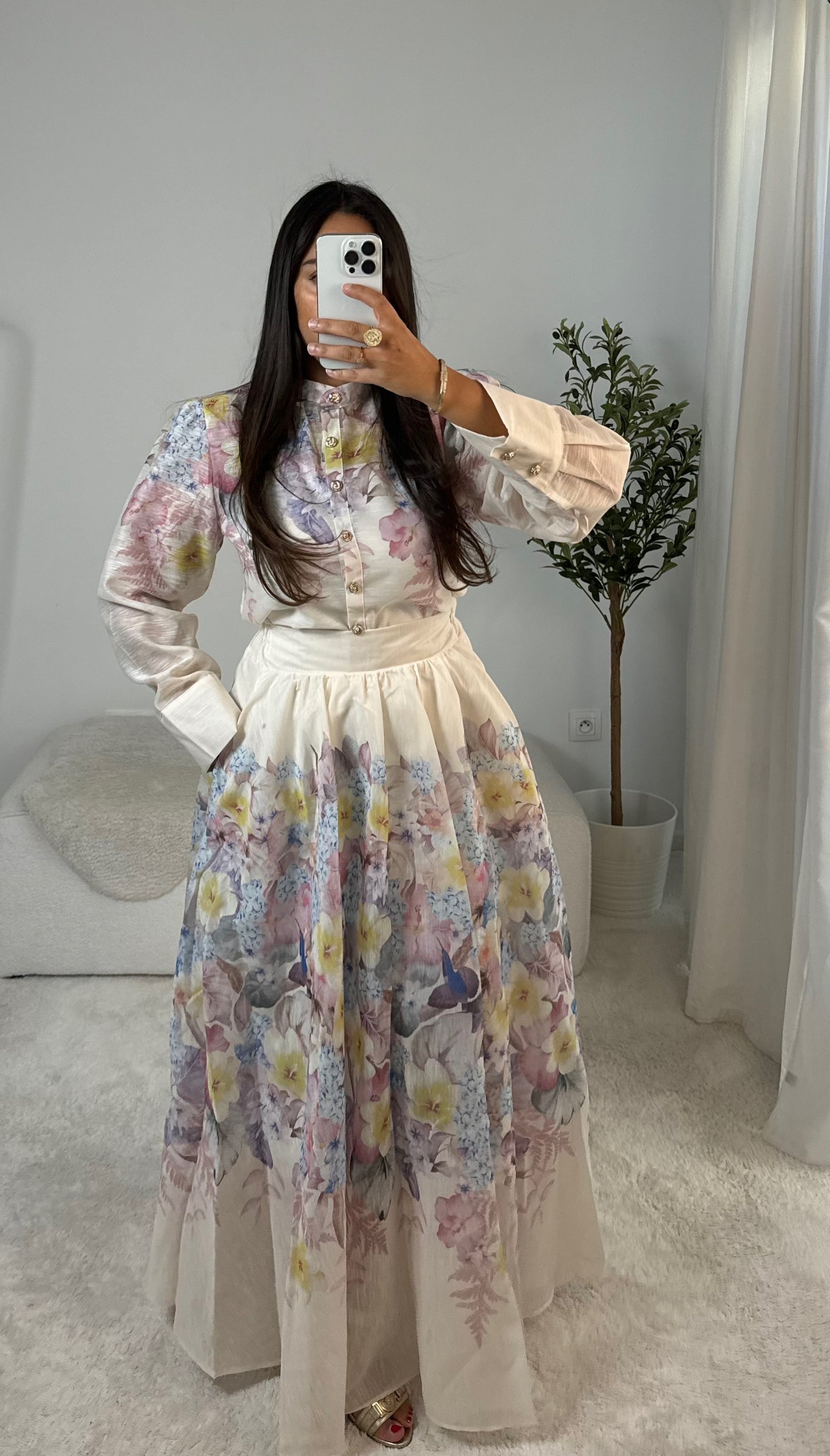 Ensemble en organza « Blossom Bloom »