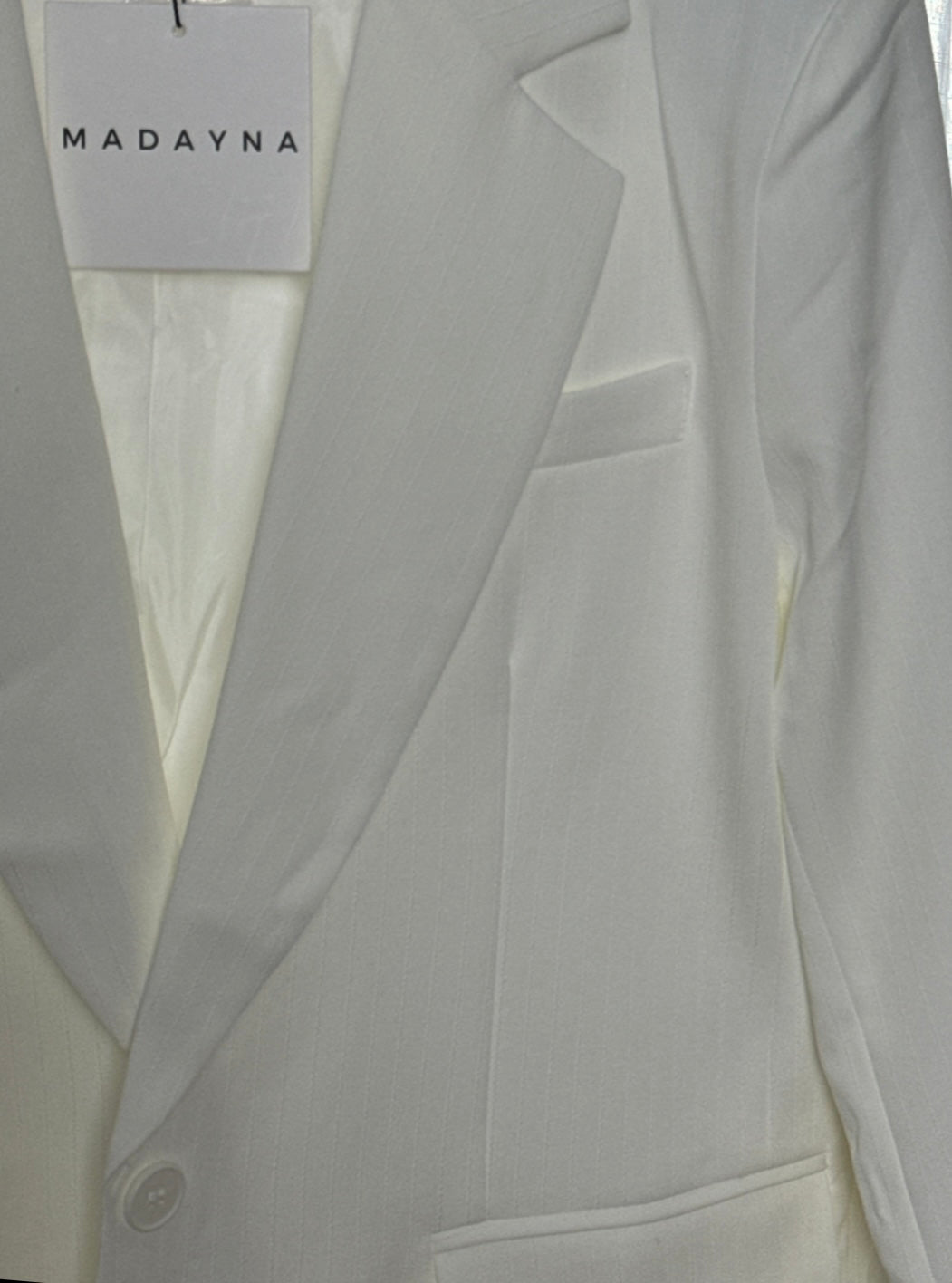 BLAZER OVERSIZE blanc