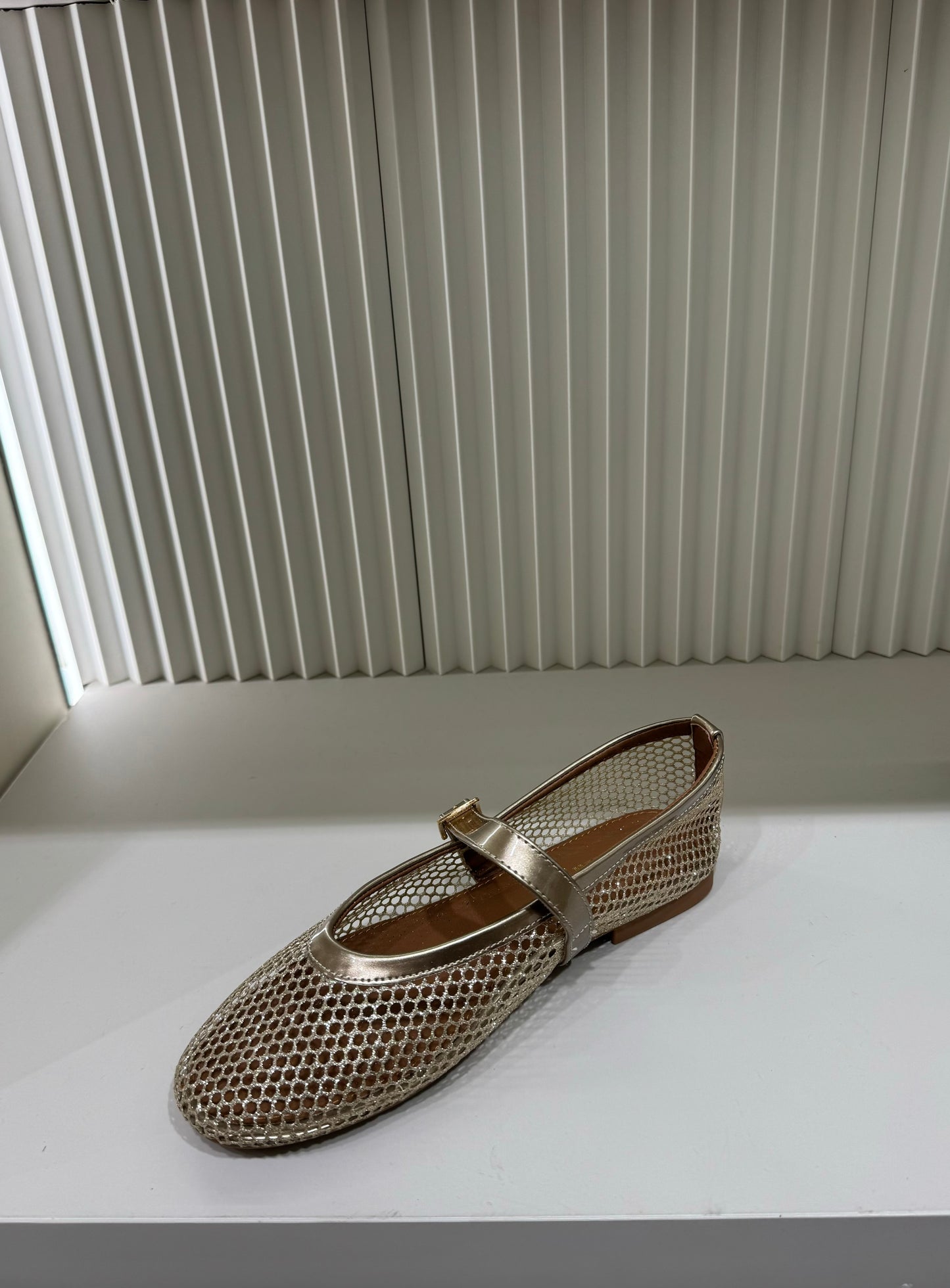 BALLERINES PAILLETÉES dorée