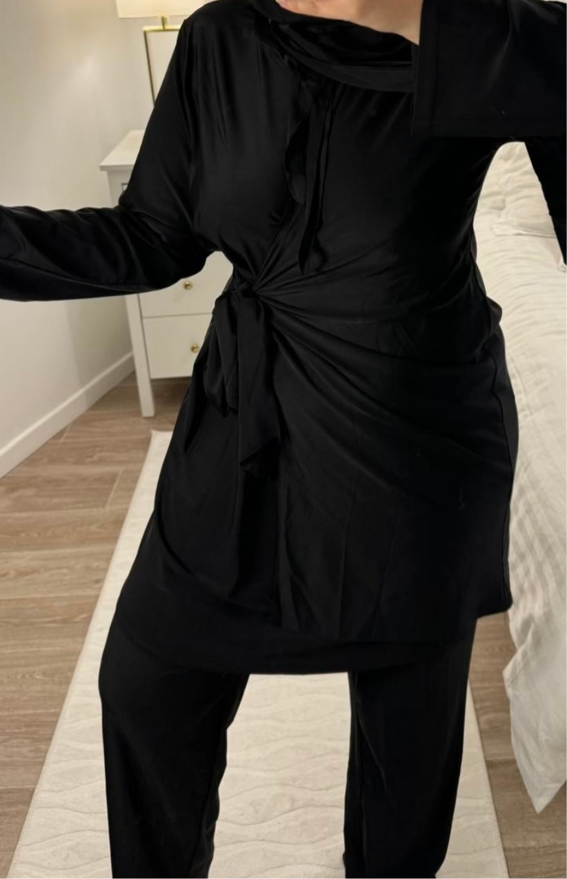 BURKINI PALAZZO - noir - QUALITÉ PREMIUM