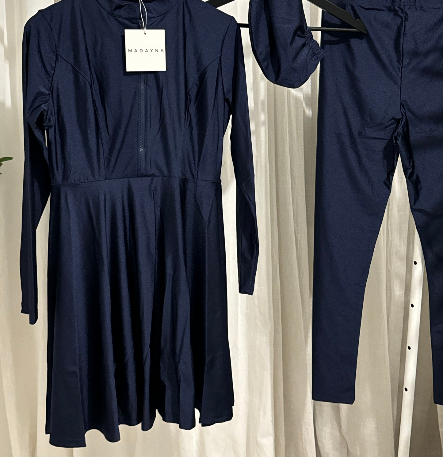 BURKINI À ZIP bleu marine - QUALITÉ PREMIUM