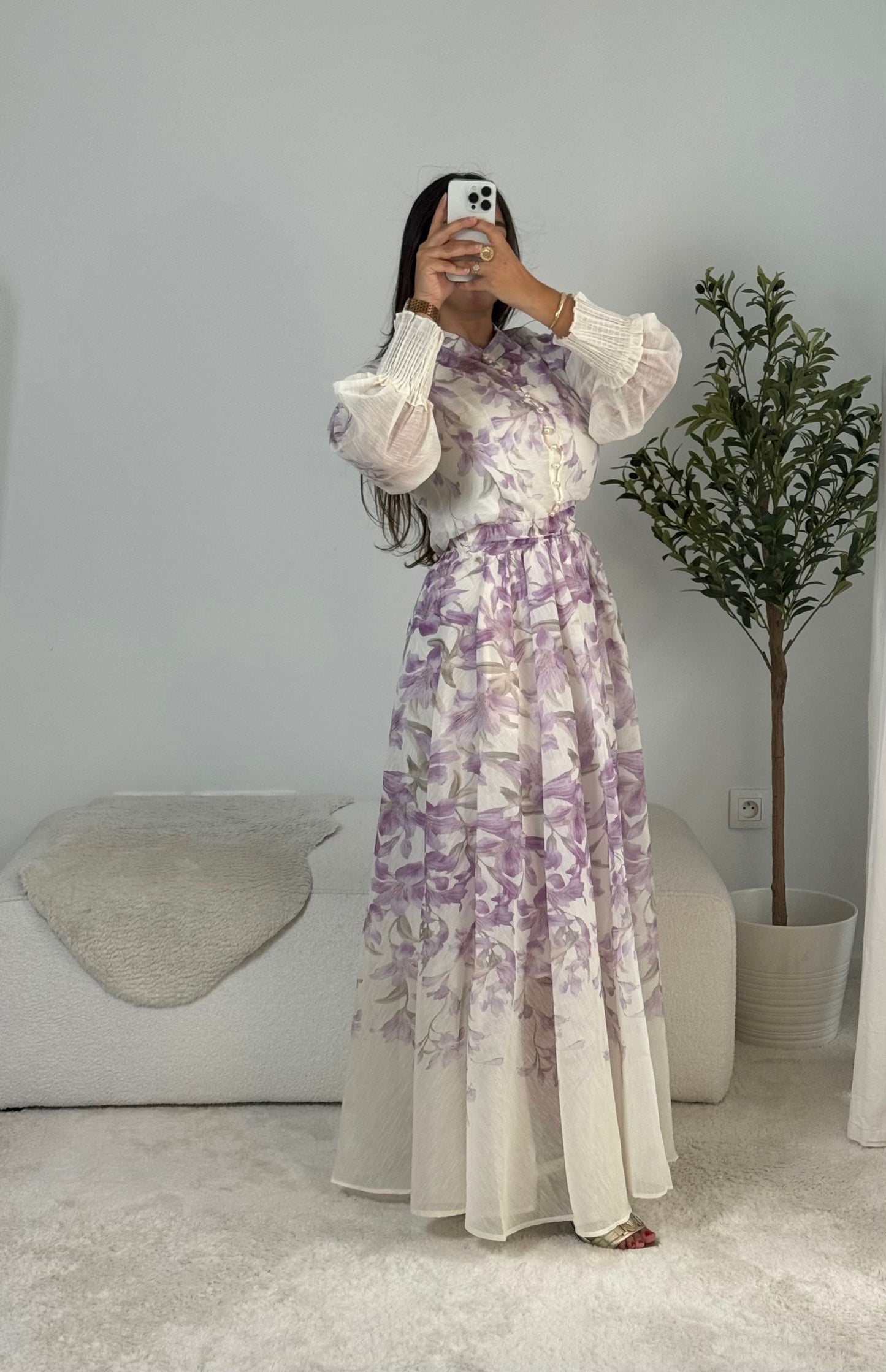 Ensemble en organza « Blossom Bloom »