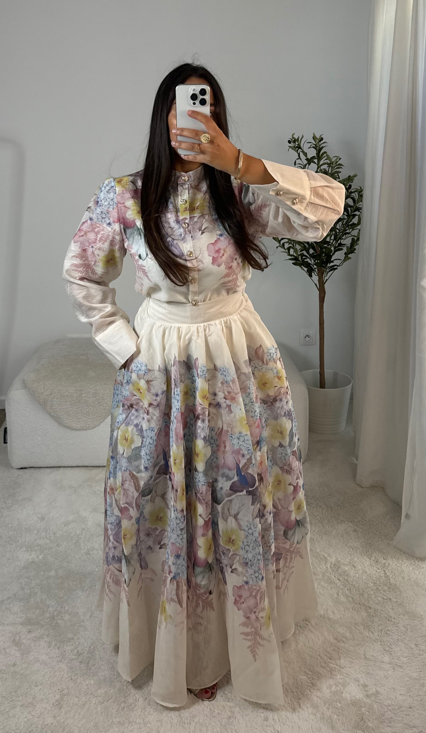 Ensemble en organza « Blossom Bloom »