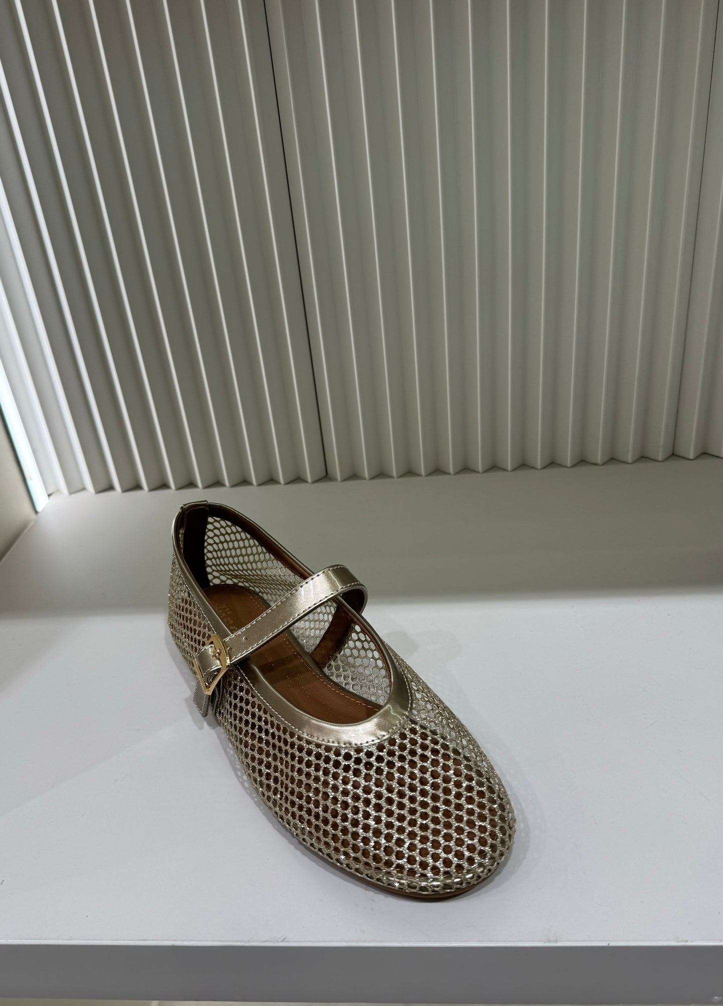 BALLERINES PAILLETÉES dorée