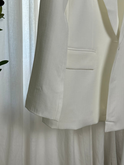 BLAZER OVERSIZE blanc