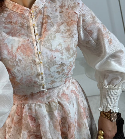 Ensemble en organza « Blossom Bloom »