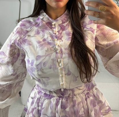 Ensemble en organza « Blossom Bloom »