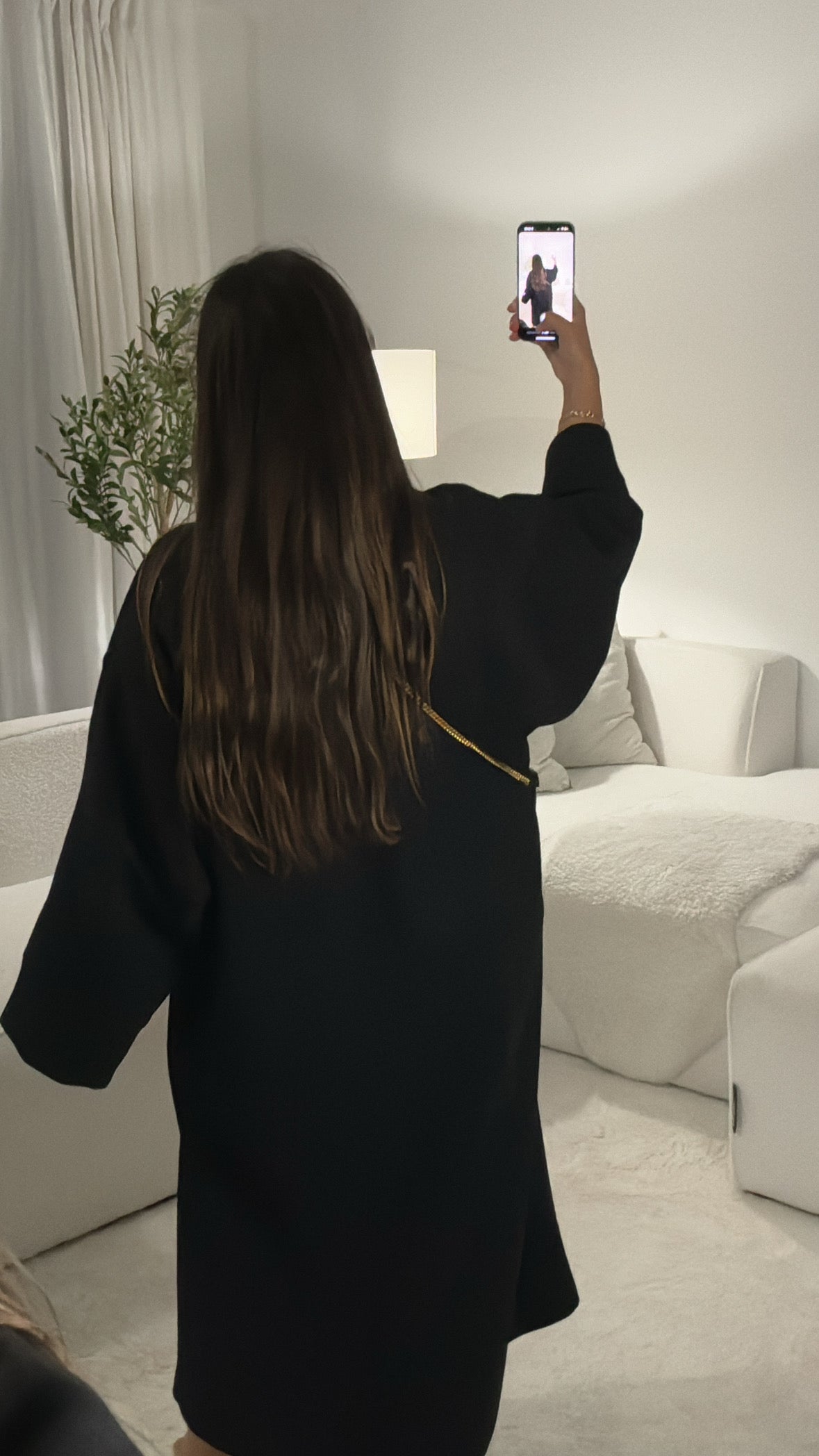 Manteau long oversize [ noir ]