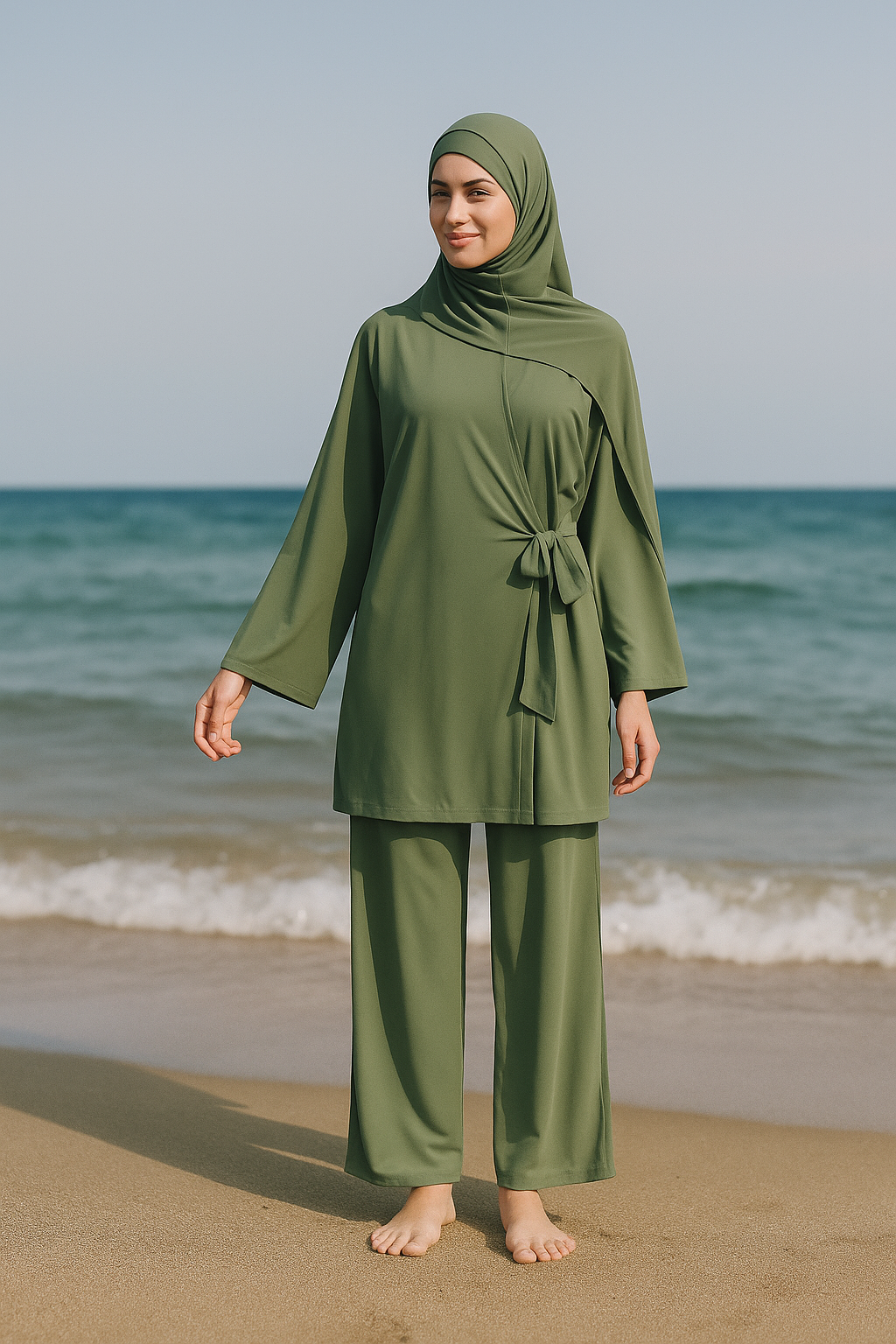 BURKINI PALAZZO - vert - QUALITÉ PREMIUM [ édition limitée ]