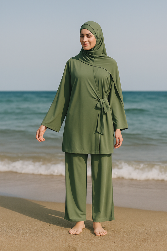 BURKINI PALAZZO - vert - QUALITÉ PREMIUM [ édition limitée ]